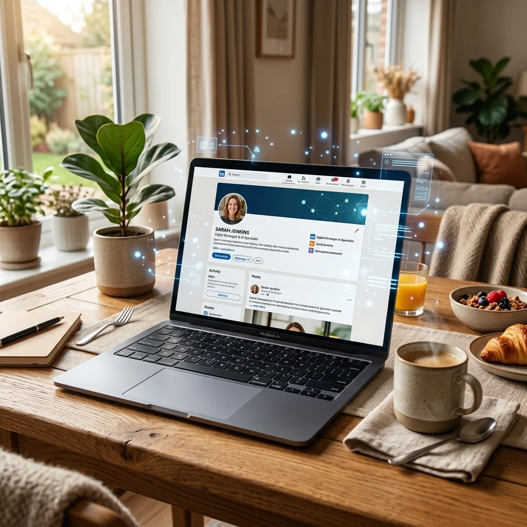 Actualizarea profilului LinkedIn folosind Claude Browser